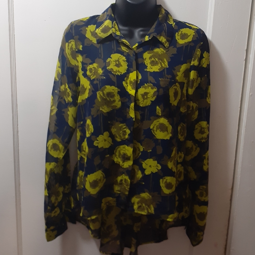 Love Fire Buttondown Blouse
